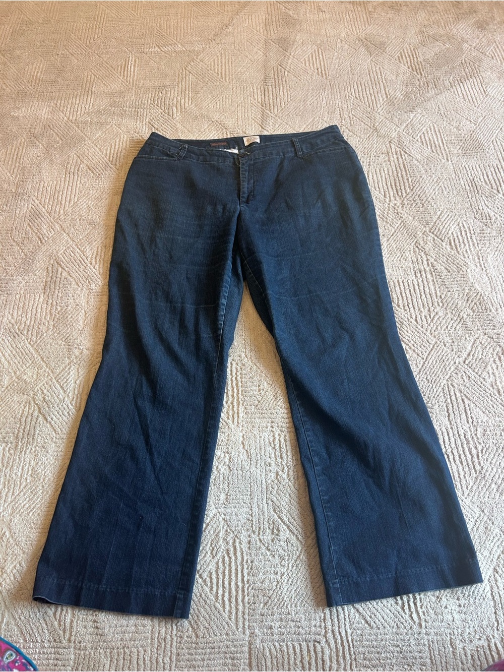 St. John's Bay Dark Blue Wide-Leg Jeans